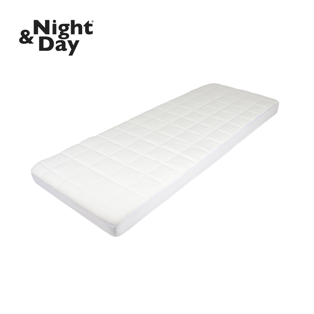 Night & Day corvus madras med koldskum 80x200x11 Hvid